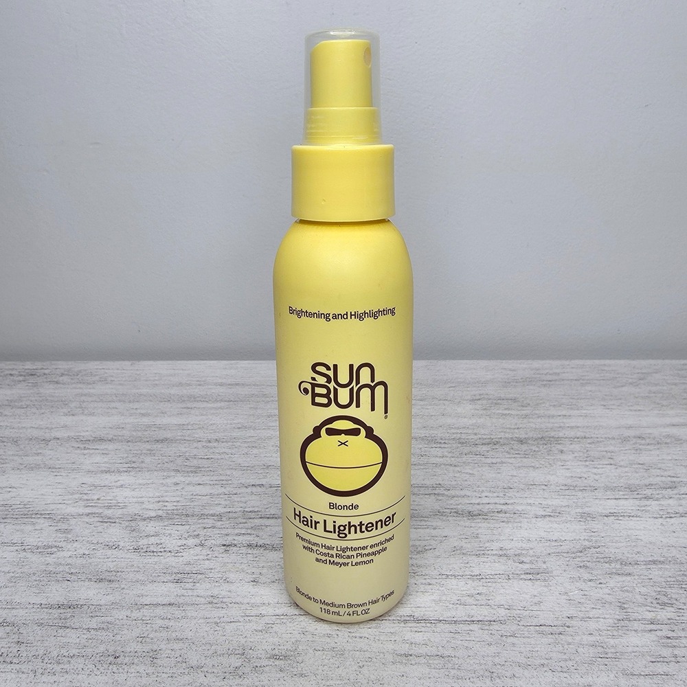 SUN BUM Blonde Hair Lightener Spray, Blonde to Medium‎ Brown Hair, 4 oz